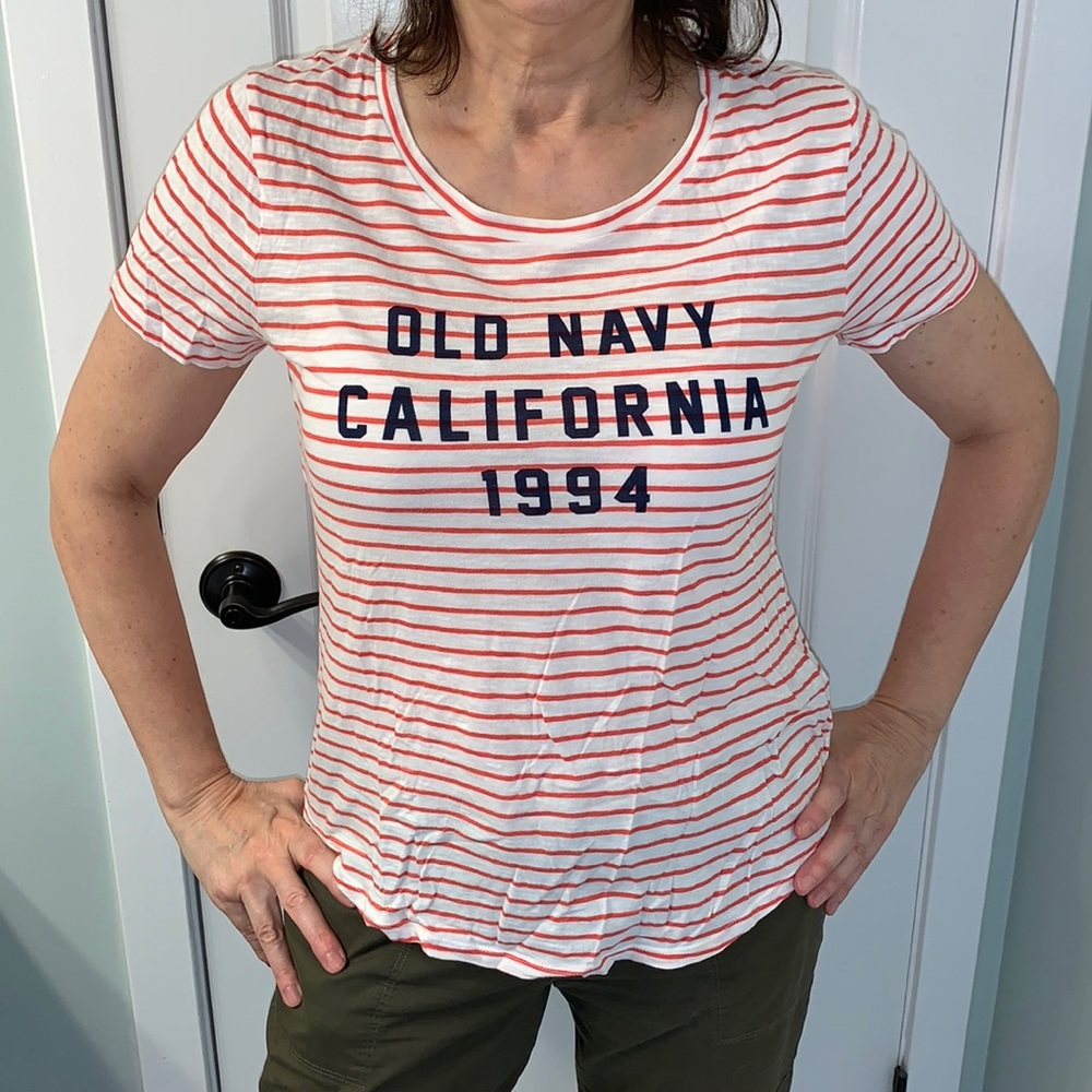 Striped Old Navy T-Shirt - Picture 1 of 6